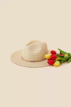 Floral Metallic Fedora