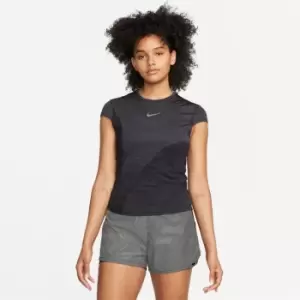 Nike Dri-FIT ADV Run Division Womens Short-Sleeve Top - Black