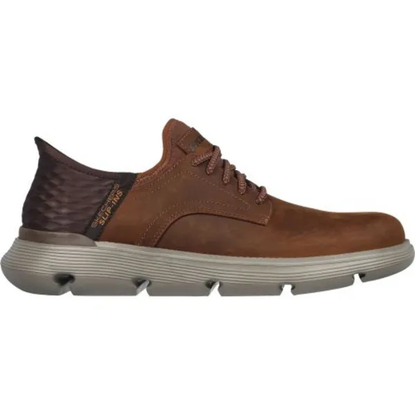 Skechers Mens Slip Ins Garza Gervin Hands Free Shoes - UK 9 Brown male PS3934CDB9