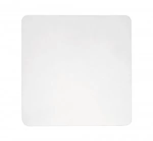 Wall Light 13cm Square 6W LED 3000K, 540lm, Silver Paint