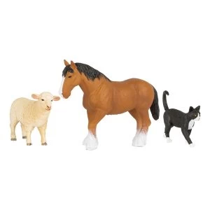 Legler - Small Foot Woodfriends Farm Animals Toy Figures Set