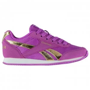 Reebok Classic Jogger RS Junior Girls Trainers - Violet/Gold