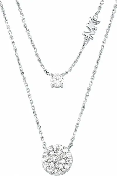 Michael Kors Jewellery Ladies Michael Kors Brilliance Sterling Silver Necklace