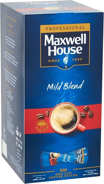 Maxwell House Mild Blend Coffee 1.5g x 200 Sticks