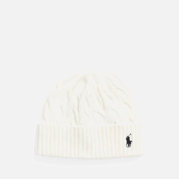 Polo Ralph Lauren Womens Cable Knit Beanie - Clubhouse Cream