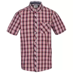 Trespass Mens Wackerton Shirt (L) (Red)