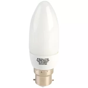 RVFM 11W Micro Candle Bulb CFL BC 105mm