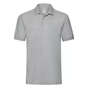 Fruit Of The Loom Premium Mens Short Sleeve Polo Shirt (S) (Athletic/Heather)