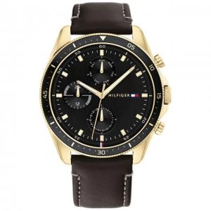 Tommy Hilfiger Black And Brown 'Parker' Fashion Watch - 1791836 - multicoloured