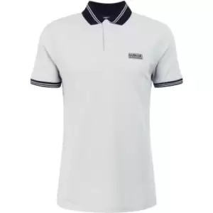 Barbour International Tracker Polo Shirt - Silver