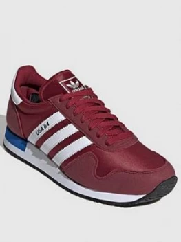 adidas Originals USA 84 - Burgundy, Size 8, Men