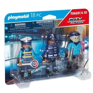 Playmobil City Action Police Figure Set