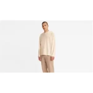 Levis Long Sleeve Slouchy T Shirt - Beige