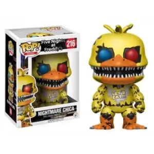 Five Nights at Freddy's Nightmare Chica Pop! Vinyl Figure