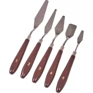 S0570 5 Piece painting knife set - Amtech