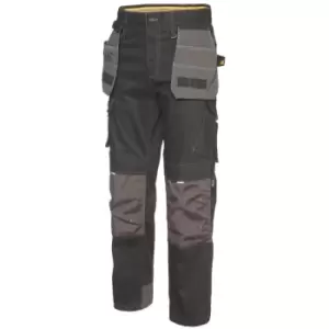 Caterpillar Mens H2O Defender Water Resistant Workwear Trousers (36S) (Black Graphite) - Black Graphite