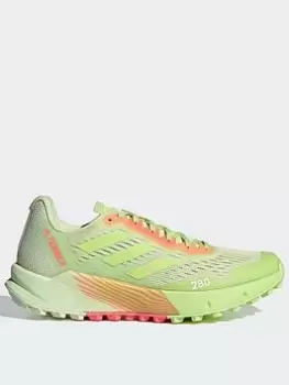 adidas Terrex Agravic Flow 2 Trail Running Shoes, Green, Size 6, Women