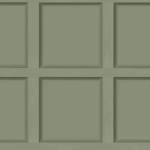 Holden Modern Wood Panel Green Wallpaper 12982