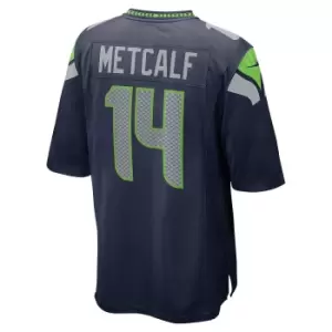 Nike Nfl Home Game Jersey Seattle Seahawks Dk Metcalf 14, College Navy