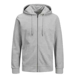 Cotton Mix Hoodie with Zip Fastening