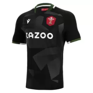 Macron Wales Alternate Pro Shirt 2021 2022 - Black