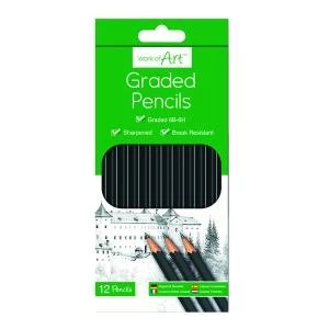 Work of Art Graded Pencils Pack of 12 TAL05147