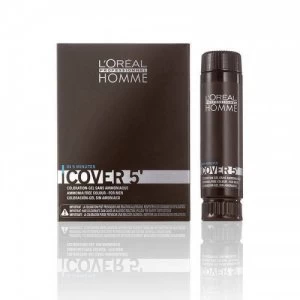 LOreal Professionnel Homme Cover 5 Hair Colour Gel 04 Dark Brown