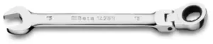 Beta Tools 142 SN7 Swivel End Ratchet Combination Wrench 7 x 7mm 001420207