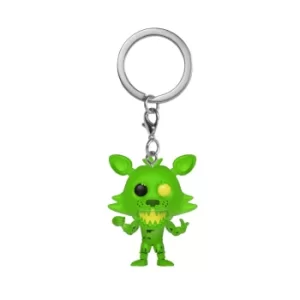 Five Nights at Freddy's Radioactive Foxy Keychain