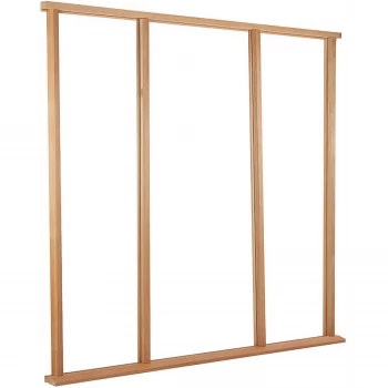 Vestibule Door Frame & Cill External Unfinished Hardwood - Suit up to Door Size 915 x 2135mm + Two Sidelights 610 x 2135mm