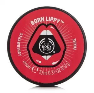 The Body Shop Born Lippy Pot Lip Balm - Strawberry Born Lippy Pot Lip Balm - Strawberry