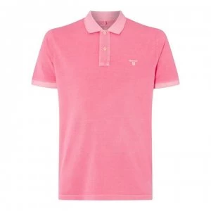 Gant Gant Sun Bleached Polo Shirt Mens - Pink Rose 613