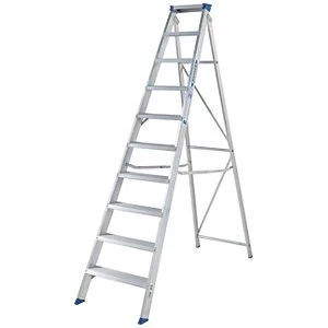 Werner MasterTrade 10 Tread Aluminium Swingback Stepladder