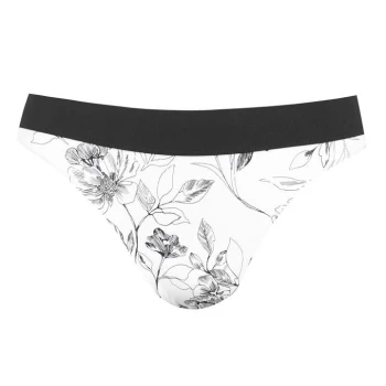 Firetrap Strap Bikini Bottoms Ladies - White L Flwr Pr