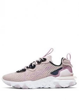 Nike React Vision - Pink/White, Size 4, Women