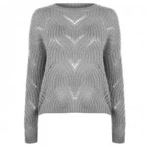 Only Havana Knit Jumper - Lt Grey Melange