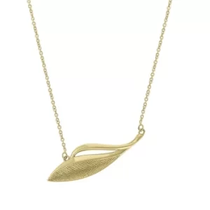 Ladies Sara Miller Kew 18Ct Gold Plated Leaf Necklace