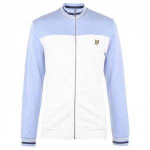 Lyle and Scott Funnel Zip Sweater - White 626