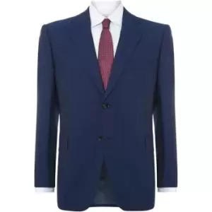 Howick Tailored Bath Sb2 Notch Lapel Panama Suit Jacket - Blue