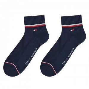 Tommy Bodywear Icon 2 Pack Socks - Navy