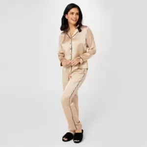 Biba x Tess Daly Silk Pyjama Set - Gold