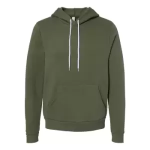 Canvas Unisex Pullover Hooded Sweatshirt / Hoodie (XS) (Military Green)