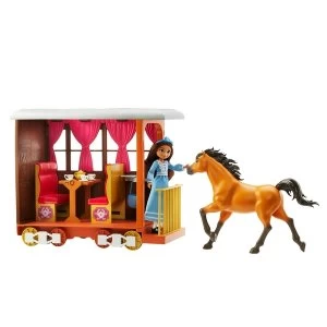 Spirit Lucky's Train Home Playset