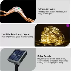 Led Garden Solar String Light Fairy Light 200 LEDs, 20M