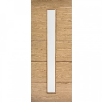 LPD Lille Fully Finished Oak Glazed Internal Door - 1981mm x 762mm (78 inch x 30 inch)