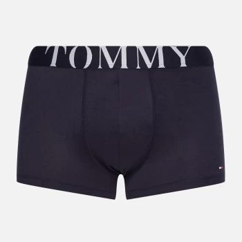 Tommy Hilfiger Mens Waistband Logo Trunks - Desert Sky - XL