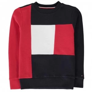 Tommy Hilfiger Junior Boys Colour Block Sweatshirt - Multi