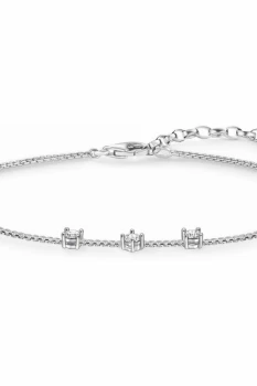 Ladies Thomas Sabo Sterling Silver Glam & Soul Cubic Zirconia Bracelet A1538-051-14-L19.5V