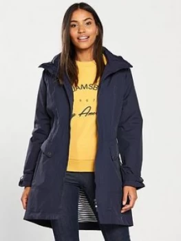 Trespass Rainy Day Waterproof Jacket - Navy, Size L, Women