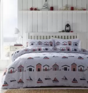 Beach Huts Duvet Cover Set